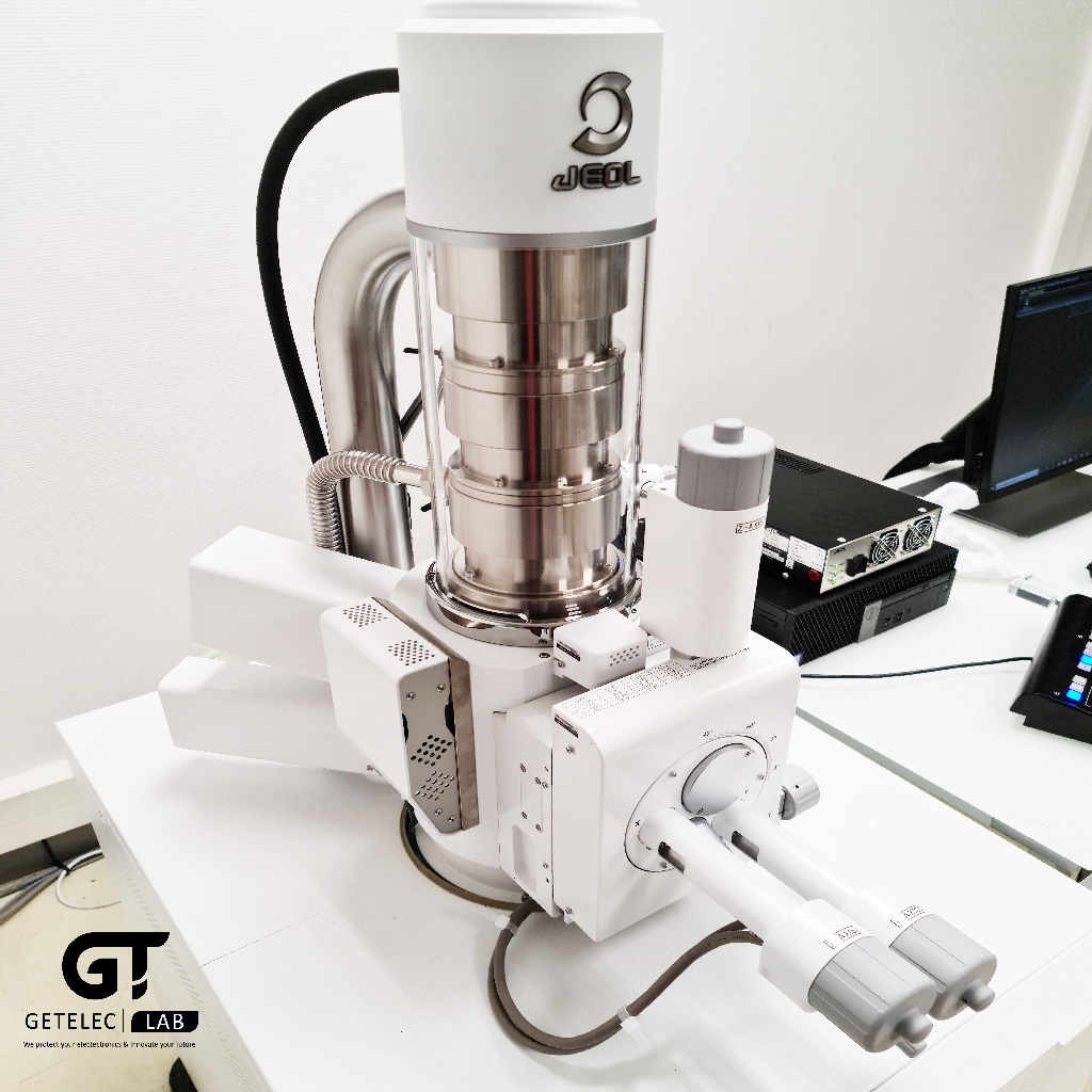 microscope a balayage electronics getelec lab meb eds